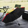 Hungarian Football Emblem Umbrella Folding umbrella, automatic umbrella 8-Frame for Travel, camping Use Gift for Halloween Christmas