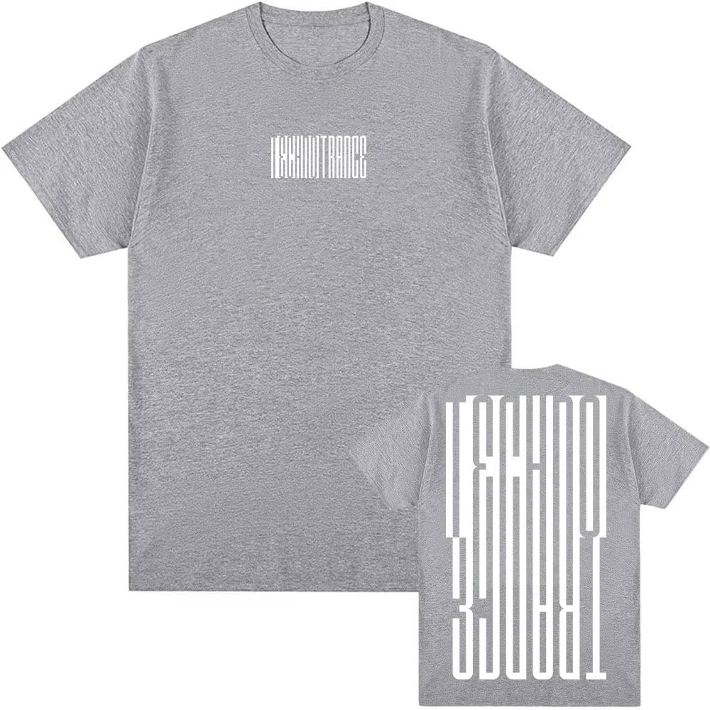Techno Trance T-Shirt Black & White Armin Van Buuren Singer Print Tshirts Cotton Short Sleeve Loose Male Tees Streetwear Unisex