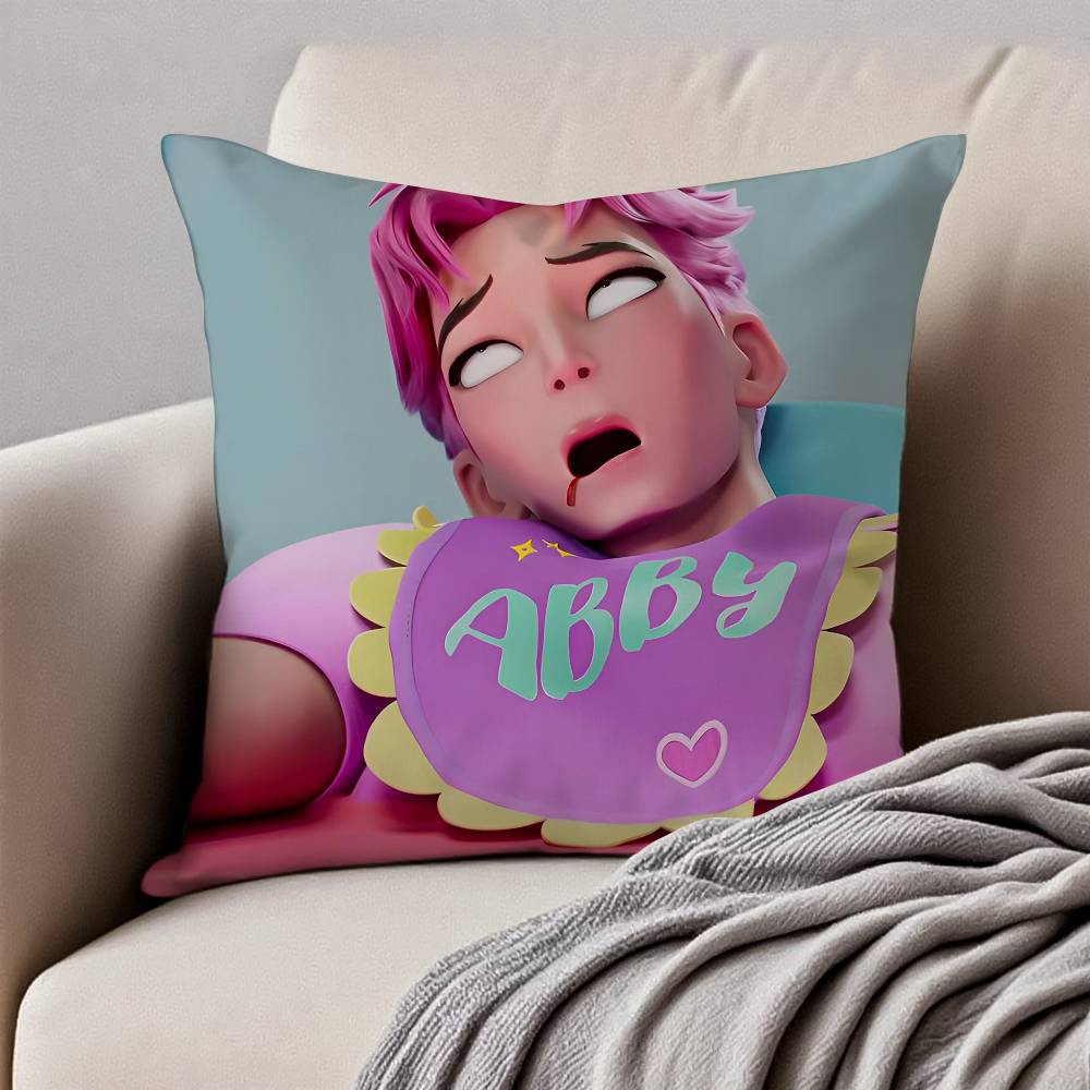 Movie S-Sajas B-Boys Pillow Case Anti-Dustmite Pillowcase Invisible Zipper Silky Short Plush Sofa Cushion Cover