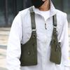 PU Leather Vest Bag Adjustable Shoulder Straps Underarm Strap Wallet Pocket  Travel Leisure