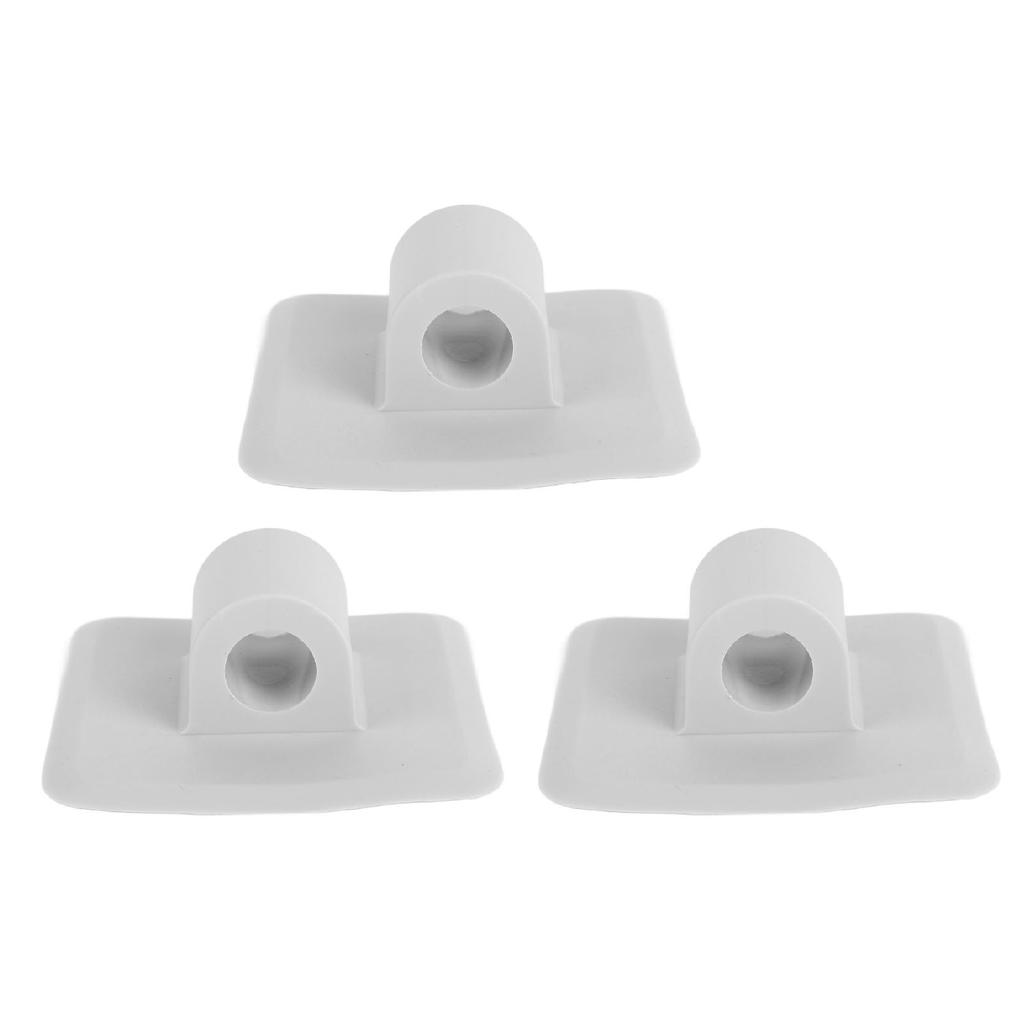 3Pcs Boat Motor Bracket Buckle PVC Fixed Motor Stand Rope Holder Accessory for Yacht