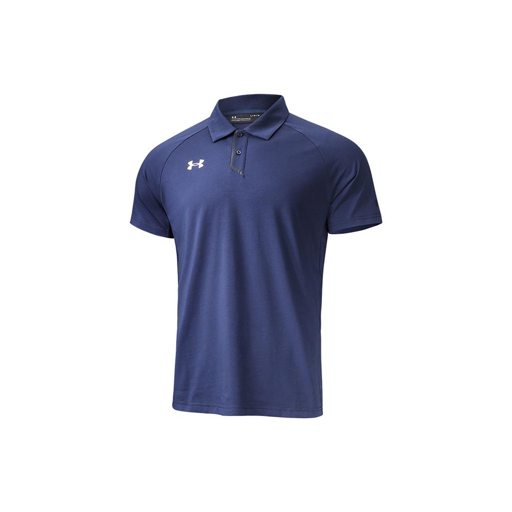 Under Armour Polo Shirts Men's Collegiate Blue Polo Collar Moderate Straight Fit 22500515-408