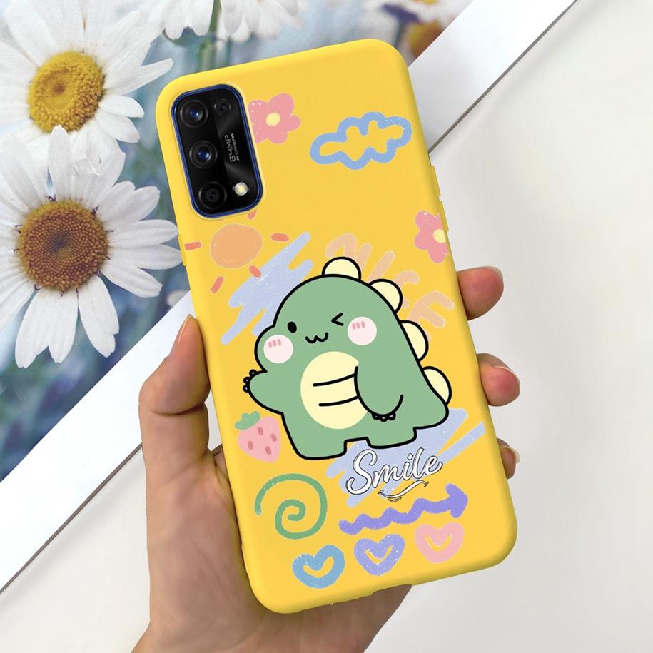 For Realme 7 5G Case RMX2111 Cover New Fashion Flower Girls Painted Funda Soft TPU Cases For Realme 7 Pro Realme7 RMX2155 Bumper