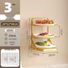 Foldable Multi-functional Kitchen Meal Prep Storage Rack