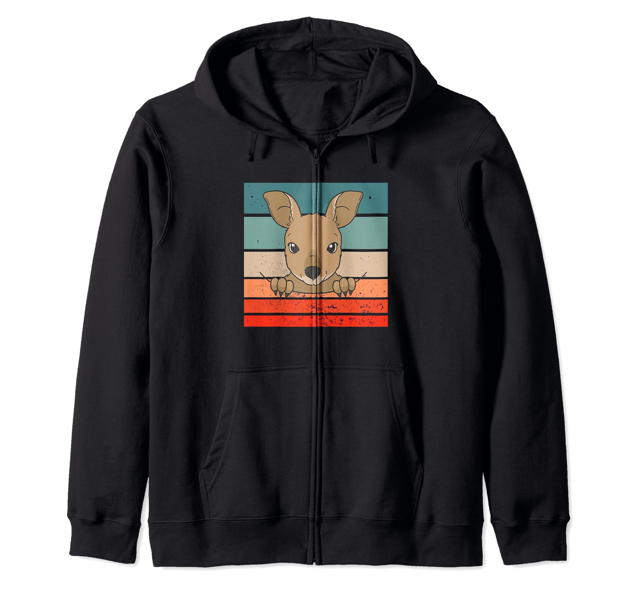 

Cute baby Cute baby kangaroo in the stomach zip hoodie inside. чёрный