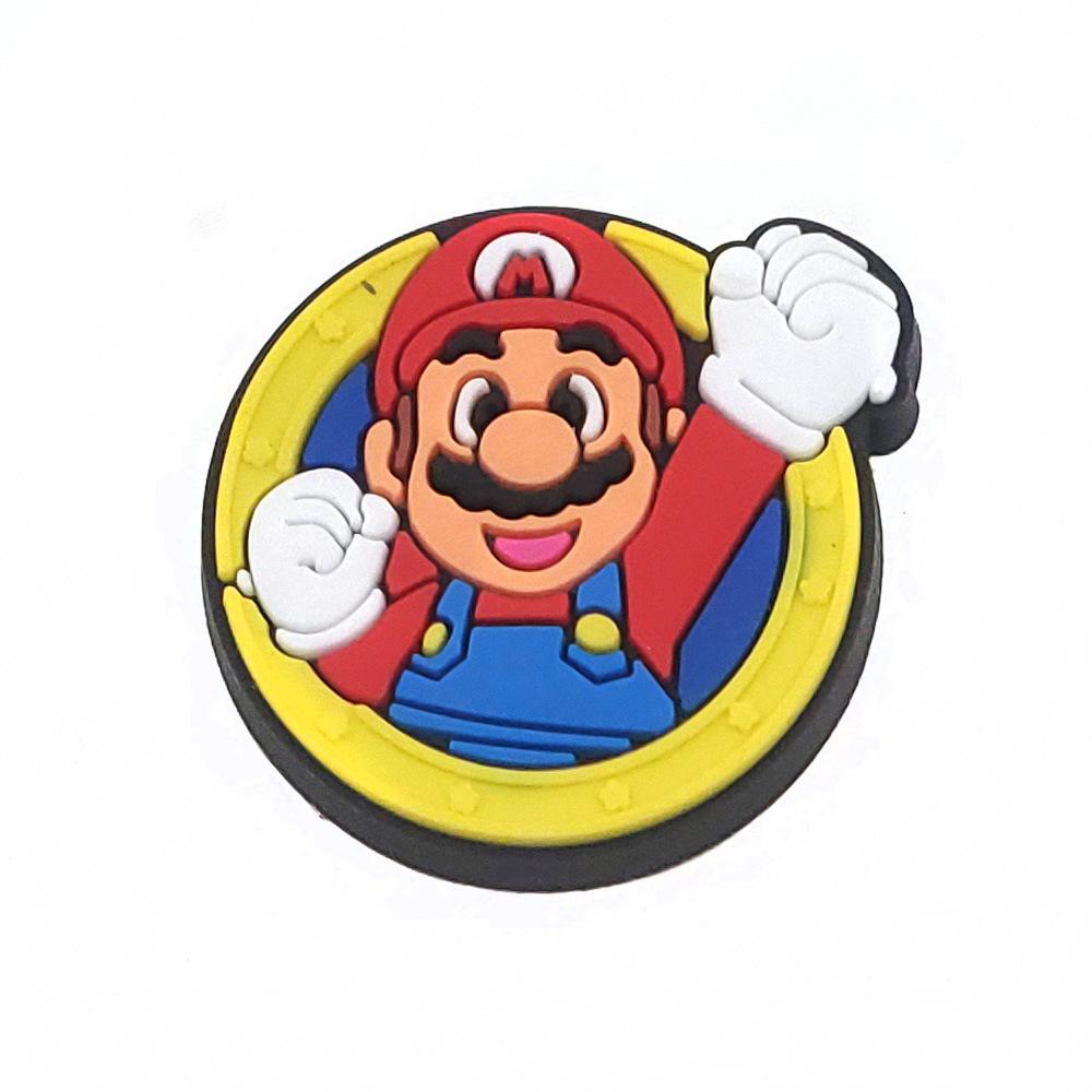 Супер Марио Мультяшный Цветок Сабо Пряжки для Обуви - Милые ПВХ Украшения