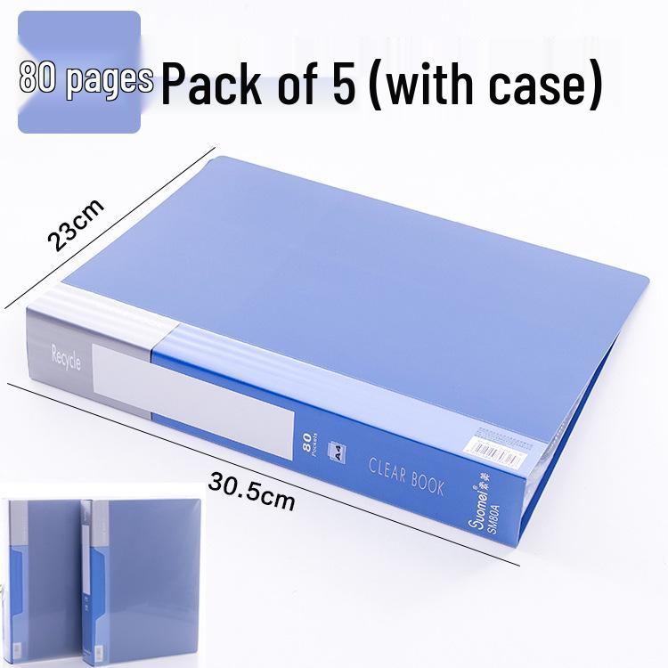 A4 mehrschichtige Seitenabtrenner und Dokumentenordner für Ringordner (20-100 Blatt)