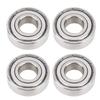 10Pcs Mini Bearing High Rotating Speed Double Shielded Machinery Parts S6202ZZ 35x15x11mm