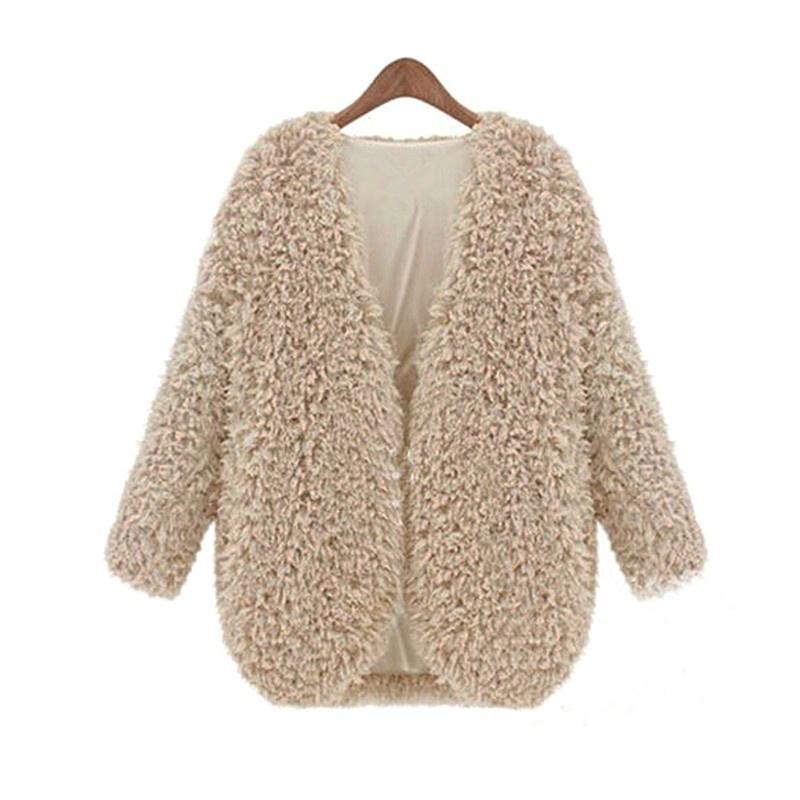 fluffy wool coat