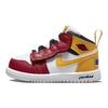 Air Jordan 1 Mid ALT SE TD Motorsport Baby Sneakers White Black University-Gold DJ6250-067