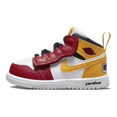 Air 1 Mid ALT SE TD Motorsport Detské tenisky Biela Čierna Univerzitná Zlatá DJ6250-067