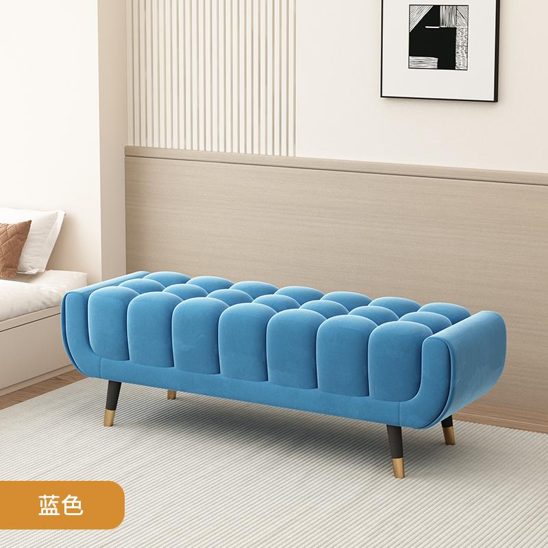 Velvet Shoe Storage Bench - Bedroom Footstool with Lid, Entryway Ottoman for Closet, European Luxury Seat - Space-Saving