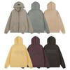 Felpa con Cappuccio ESS Fog Lettere 3D Uomo Donna Vestibilità Larga Cardigan in Pile Streetwear Casual