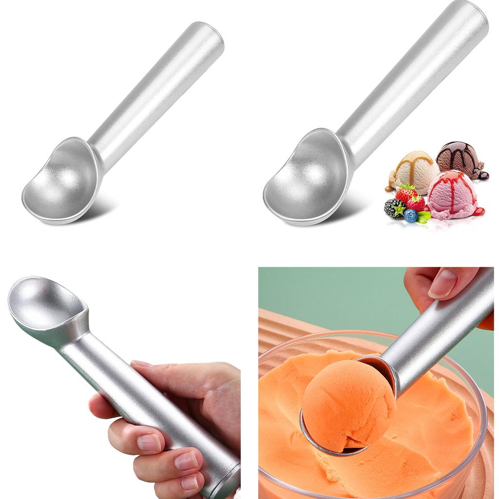 Ice Creams Dessert Spoon Nonstick Antifreezing Aluminum Alloys Scoopers Digging Ball Spoon Dessert Tool Easy to Use