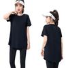 Sommer Fitness Top in Übergröße für Damen – Bauchbedeckendes Kurzarm Yoga & Lauf T-Shirt