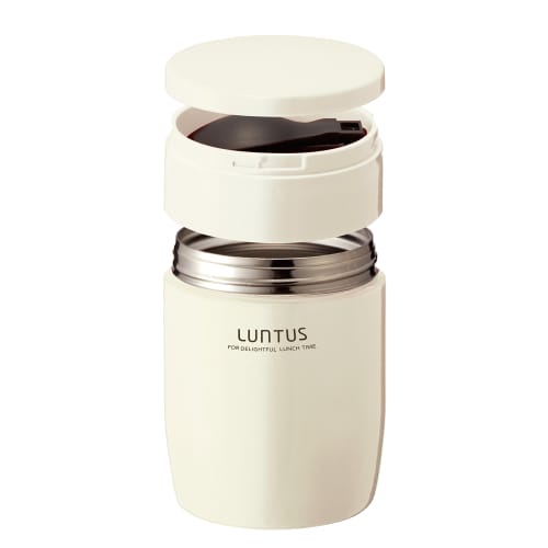 Asvel Lantus Stainless Steel Insulated Soup Bottle (Large), Ivory, HLB-SR380
