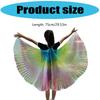 Colorful Wing Cape For Kids Role Play Lightweight Polyester Easy Wear Theater Costume Birthday Party Photography Accessory