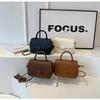 Korean Style Handbag Women 2023 New Autumn Winter Vintage Fashion Square Bag High-end Small Batch Design Shoulder Bag