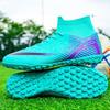 New high-top football shoes for young students, outdoor grass sports, non-slip training shoes for men and women, falcon generation