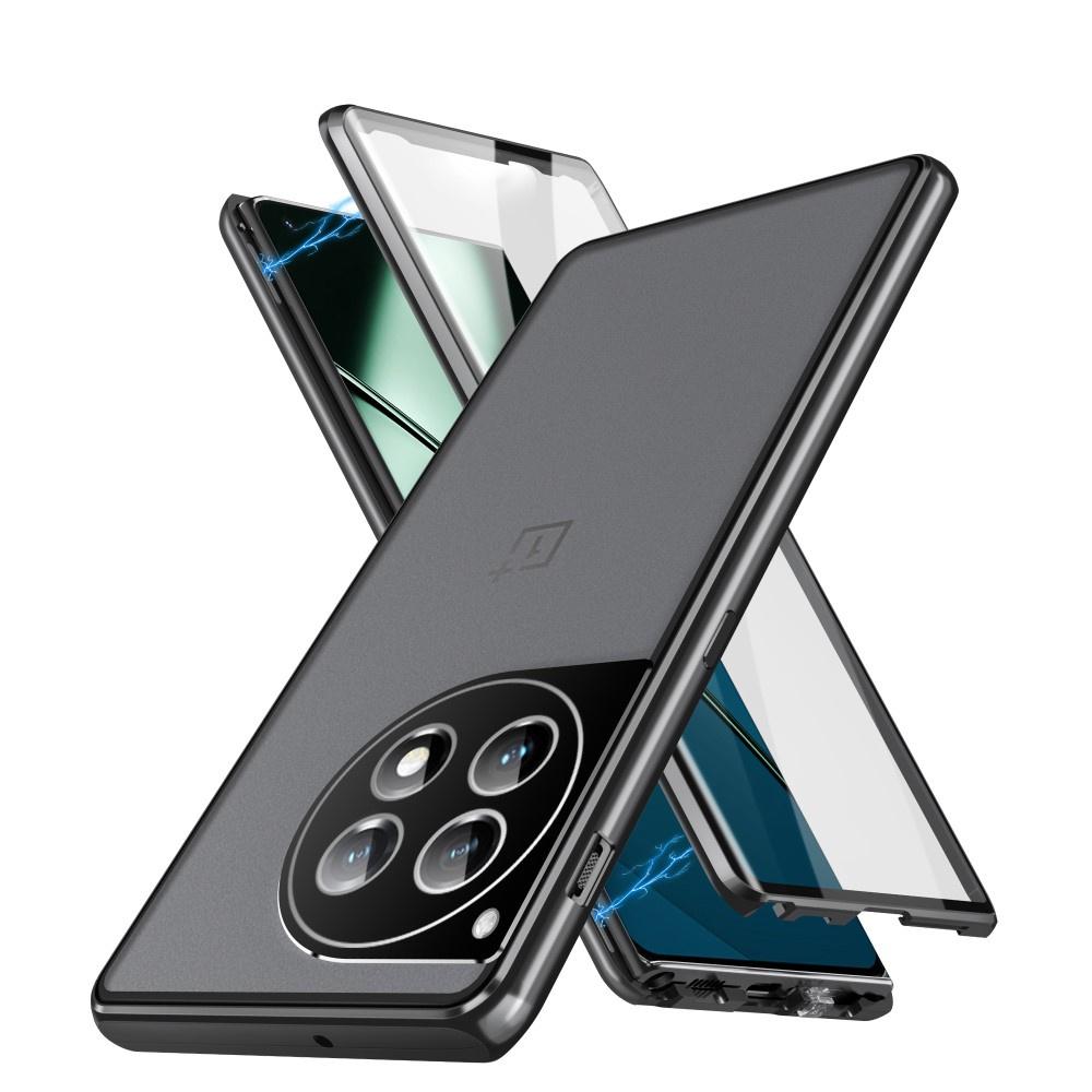 Case for OnePlus 12 5G, Magnetic Dual Glass, Black