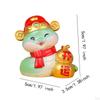 Cute Snake Statue Chinese Year Decor Artificial Ornament Tabletop Centerpiece Spring Festival