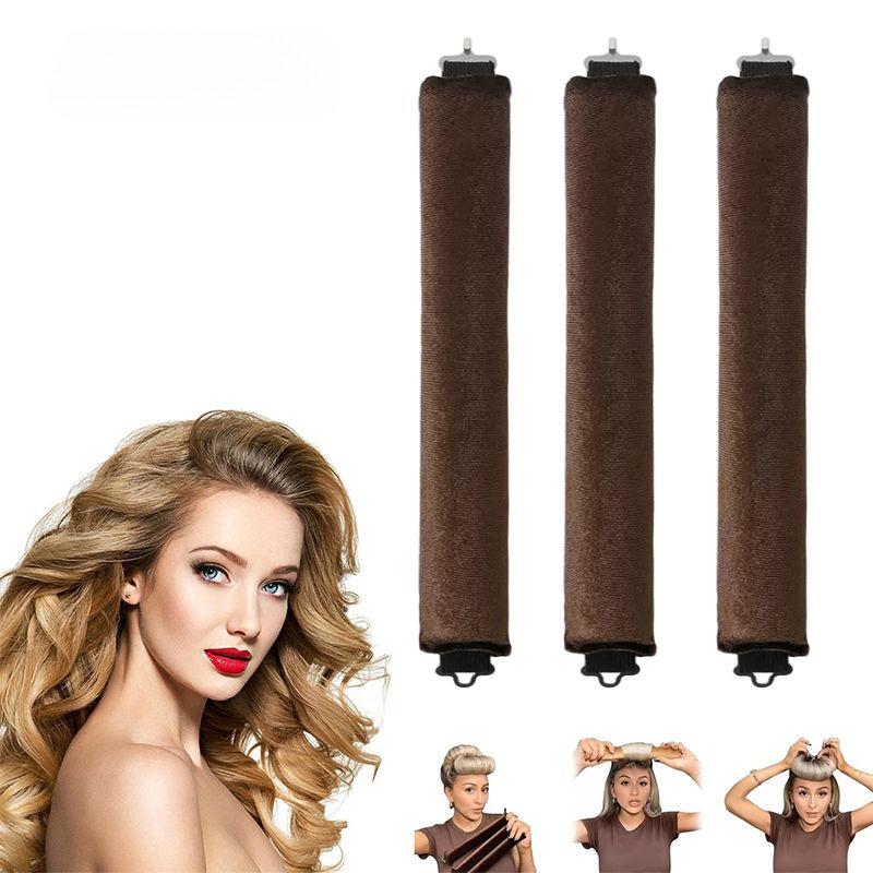 Lockenwickler ohne Hitze zum Schlafen Hitzefreie Lockenwickler Stirnbänder Weiche biegsame Wickler für Locken über Nacht Alle Haartypen Styling-Werkzeugset