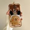KEYSION Cute 3D Cartoon Plush Case for OPPO A9 2020 with Lanyard Soft Silicone Shockproof Phone Cover for OPPO A5 A9 2020