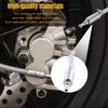 Brake Bleeder Hose with Metal Clips Brake Fluid Bleeder Kit Motorcycle Brake Bleeder Kit for Hydraulic Brake System Motorcycle