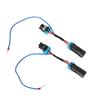 2 x Eyebrow Wiring Harness Fang Lights Cable For Polaris RZR Turbo S XP4 1000 XP