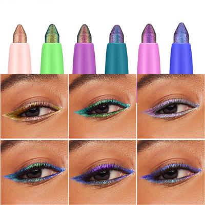 Výrazný Ohromující Make-up Oční Linky - Vysoce Pigmentovaná Matná Multichromatická Formule, Voděodolný a Dlouhotrvající