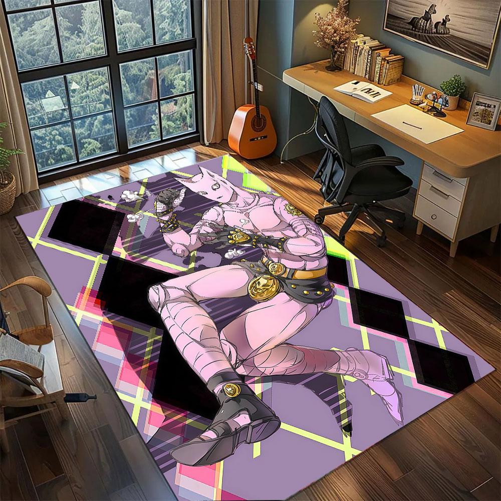

Jonathan Joestar JoJo Carpet for Living Room Bedroom Home Decor Cool Movie Mat Play Floor Mat 60x90cm