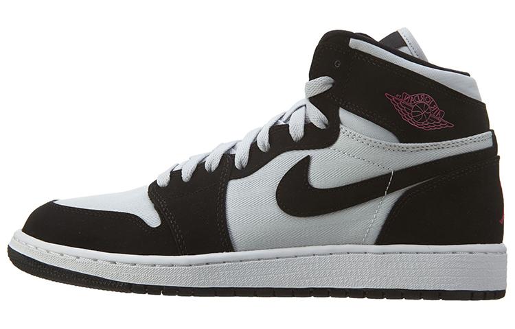 Jordan 1 Retro High GS Чистый платиновый Черный Розовый 332148-015 40