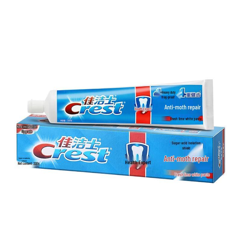 Crest Anti-Cavity Repair Fluoride Toothpaste, Clear Lotus Mint (2-Pack)
