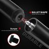 CRICAL Pool Cue Extension, 2/3/4/8 Inch Metal Billiard Cue Extension with 3 Bumpers, Billiard Accessories