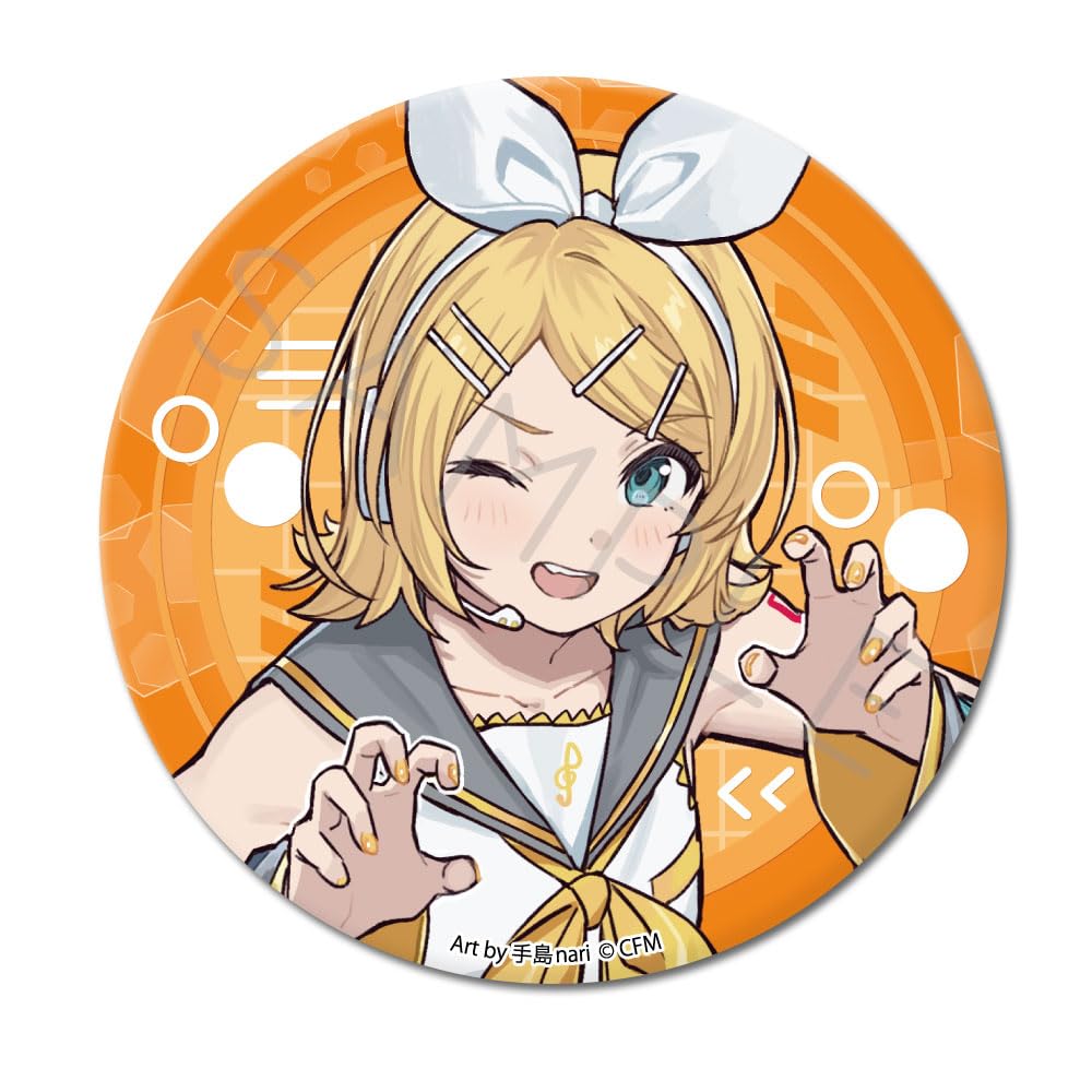 Hatsune Miku & Piapro Characters" Round Tin Badge [76mm] [6 Types Trading] Box of 6