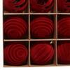 Christmas Tree Balls 12 Pieces Velvet Shatterproof Shatterproof Balls Christmas Tree Ornaments For Indoor Outdoor Mantel Kitchen