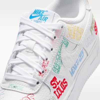Nike Air Force 1 Low GS 'World Tour White'