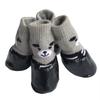 4Pcs/Lot Winter Warm Dog Socks Anti-Slip Rain Snow Boots Waterproof Puppy Chihuahua Dogs Shoes Booties For Small Large Dogs