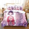 3D Print Anime Saekano Megumi Kato Bedding Set Bedroom Soft Modern Bedspreads Comefortable Duvet Cover Quilt Cover Pillowcase
