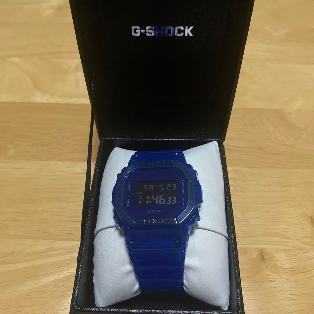 Casio G-SHOCK Clear Skeleton Blue Blue DW-5600