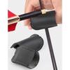 Flexible Soft Leather Archeries Finger Tab Leather Cover With Comfortable Grip For Outdoor Bowstring Pulling Practice