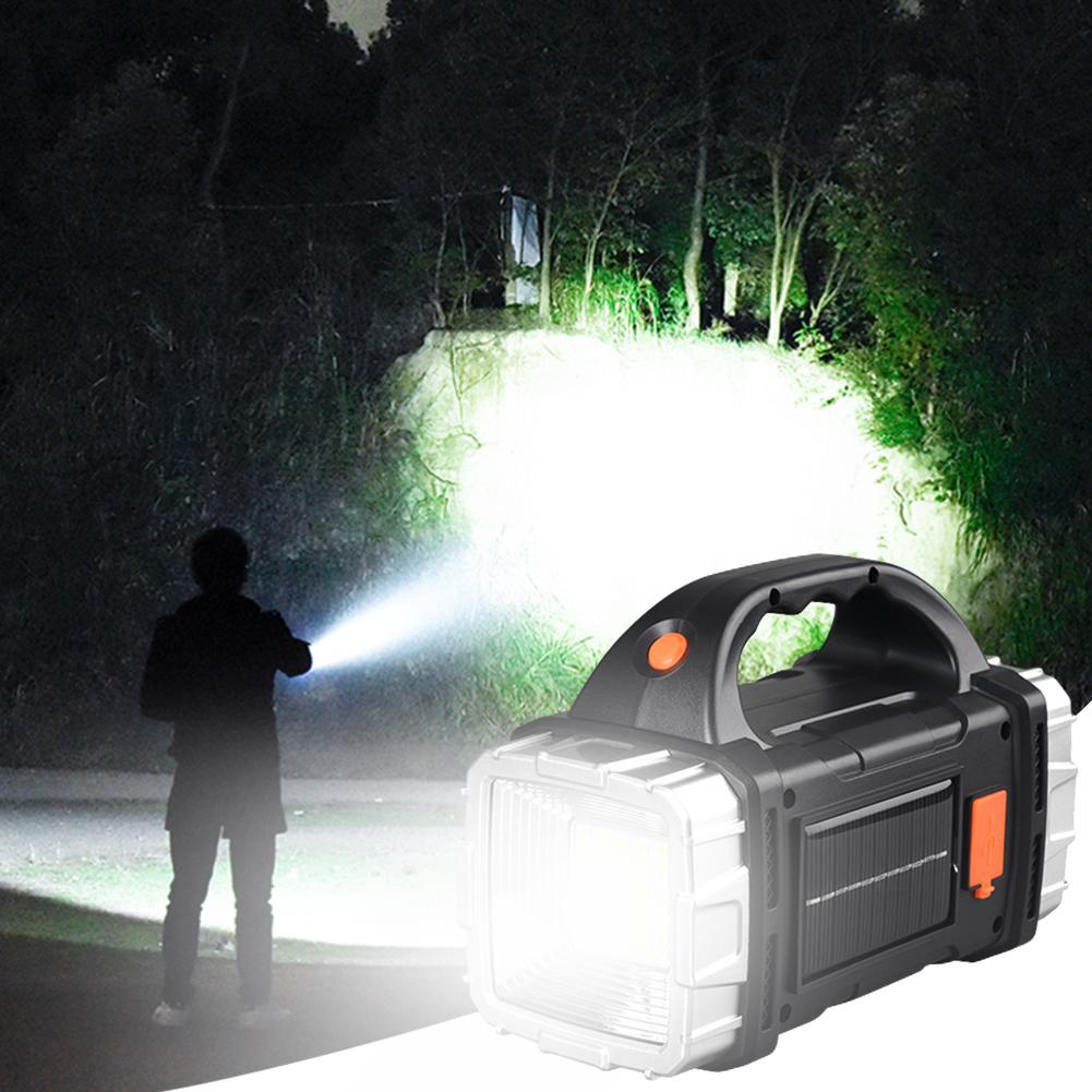 LED Camping Torch High Power Rechargeable Led Flashlights Lightweight Portable Hand Lantern 8 Lighting Mode for Outdoor Lighting