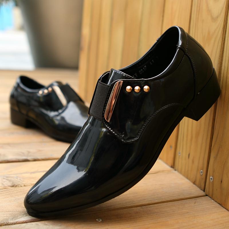 Fashion Men Fashion Classic Formal Shoes Black Brown Luxury One Step Men Lefu Shoes Korean Wedding Party Shoes Size 38-46 Men Shoes