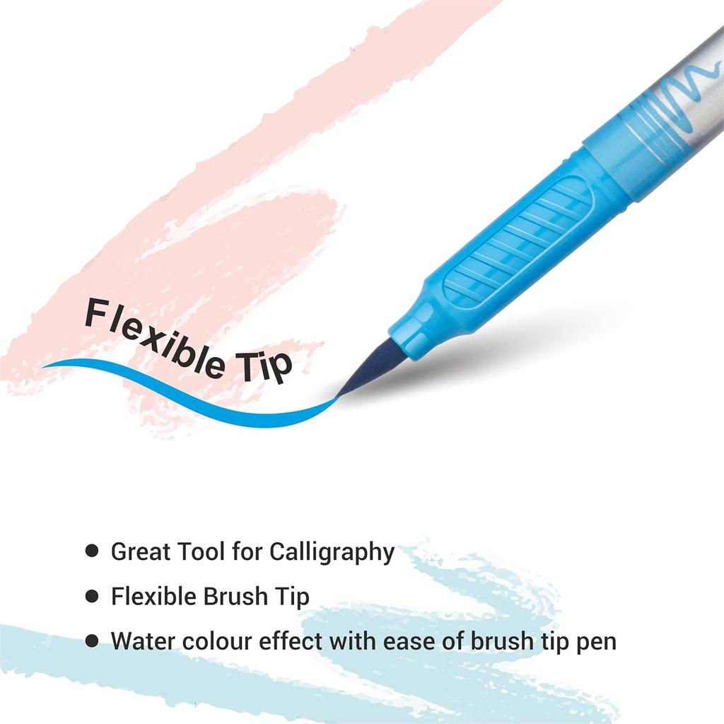Flair Creative Brush Pens Set Of 1 Multicolor Flexible Tip For Calligraphy Lettering Drawing And Art Coloring