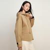 Elva' Island Women's Versatile Casual Hooded Short Jacket