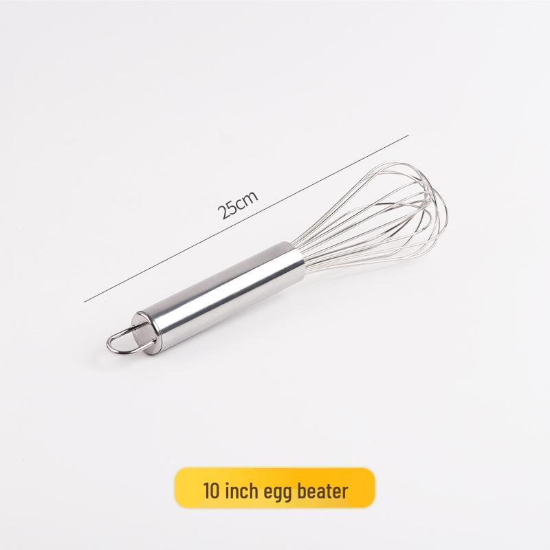 

Stainless Steel Thick Handle Whisk for Cream, Eggs, and Butter