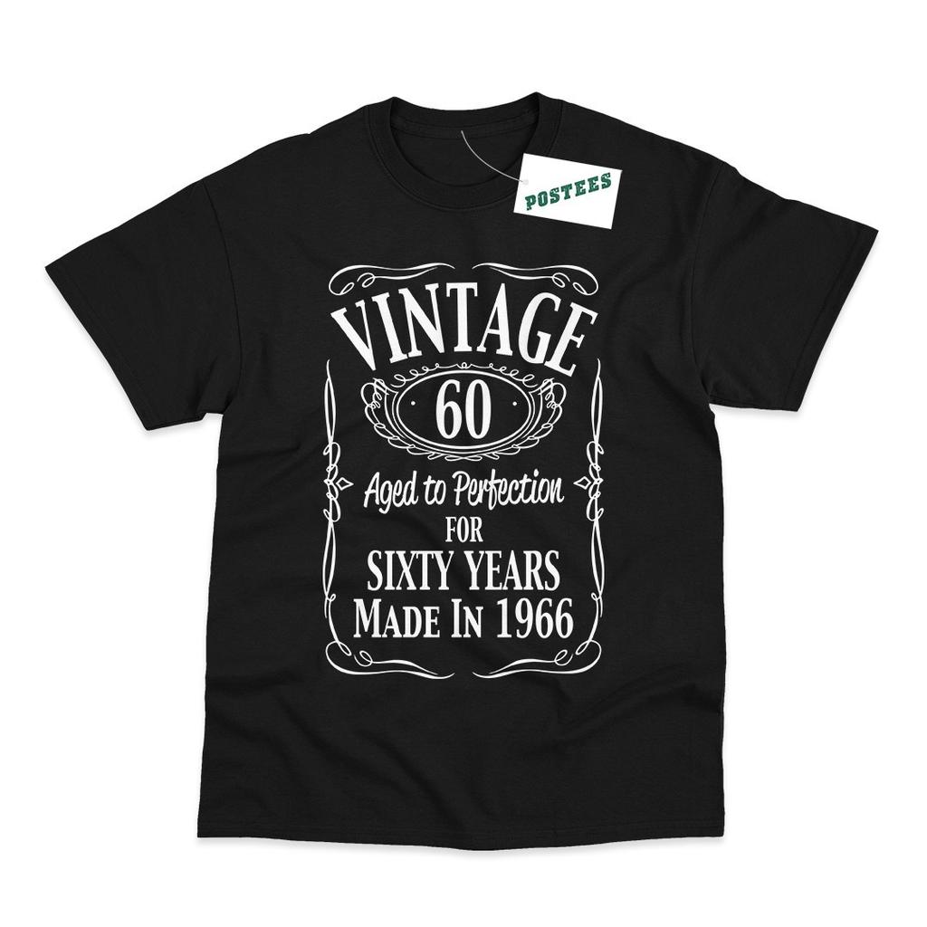 Vintage 60th Birthday JD Inspired Printed Cotton T-Shirt