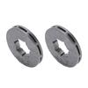 2PCS 22mm Chainsaw Rim Sprocket 3/8in-10 High Strength Rugged Construction for 10 Teeth Chainsaw