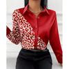 BITCED Women's Fashion Casual Long Sleeve POLO Neck Blouses & Shirts Unique Design