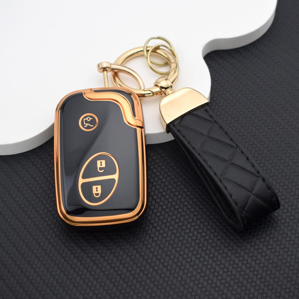 Anti-Scratch Key Holder For Lexus Es350 Rx270 Is250 Ct200H Gs300 Ls460 Gx460 Gx400 Is300C Es240 450H 460H Tpu Car Key Case Cover